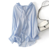 Kye | Women’s Cotton-Linen Lightweight Hoodie