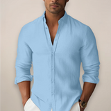 Levano | Men’s Lightweight Linen Blend Summer Shirt