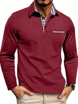 Lucanio | Men’s Long-Sleeve Summer Polo Shirt