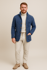 Lucieno | Men’s Chunky Knit Cardigan