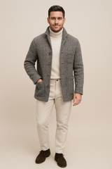 Lucieno | Men’s Chunky Knit Cardigan