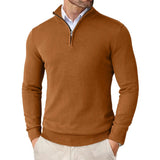 Luigi | Men’s Slim Fit Quarter Zip Sweater