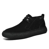 Huxley | Men’s Mid-Top Suede-Look Sneakers