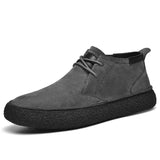 Huxley | Men’s Mid-Top Suede-Look Sneakers