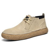 Huxley | Men’s Mid-Top Suede-Look Sneakers