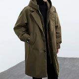 Marcellus | Men’s Long Hooded Overcoat