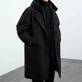 Marcellus | Men’s Long Hooded Overcoat