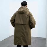 Marcellus | Men’s Long Hooded Overcoat
