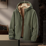 Marcelo | Men’s Hooded Fleece-Lined Zip Jacket