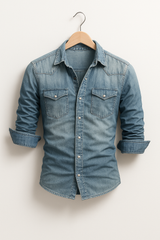 Cedric | Men’s Denim Shirt – Casual Style