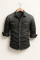 Cedric | Men’s Denim Shirt – Casual Style