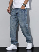 Alester | Men’s Casual Straight-Leg Jeans