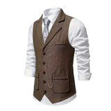 Harrin | Men’s Herringbone Waistcoat
