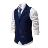 Harrin | Men’s Herringbone Waistcoat