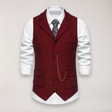 Caldoren | Men’s Herringbone Waistcoat