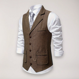 Caldoren | Men’s Herringbone Waistcoat