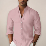 Levano | Men’s Lightweight Linen Blend Summer Shirt