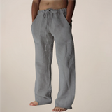 Lazaro | Men’s Relaxed Fit Linen Blend Trousers