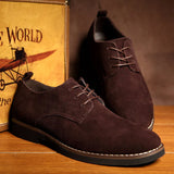 Stefas | Men’s Classic Suede Oxford Shoes