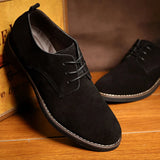 Stefas | Men’s Classic Suede Oxford Shoes
