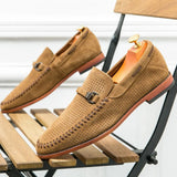 Montelaro | Men’s Handstitched Suede Loafers