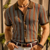 Montiero | Men’s Slim Fit Herringbone Shirt