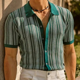 Montiero | Men’s Slim Fit Herringbone Shirt
