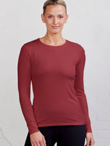 NOLA Women's Long Sleeve Gym Top | Moisture-Wicking Activewear for Workouts & Casual Wear