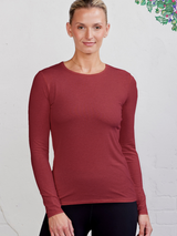 NOLA Women's Long Sleeve Gym Top | Moisture-Wicking Activewear for Workouts & Casual Wear