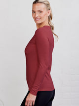 NOLA Women's Long Sleeve Gym Top | Moisture-Wicking Activewear for Workouts & Casual Wear