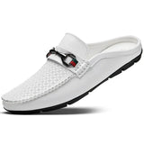 Orson | Men’s Casual Leather Backless Mules