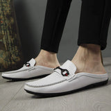 Orson | Men’s Casual Leather Backless Mules