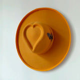 Penelope | Women’s Heart-Crown Cotton Fedora