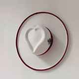 Penelope | Women’s Heart-Crown Cotton Fedora