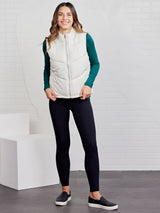 Power Puffer Vest for Men | Stylish Warmth in Recycled Nylon