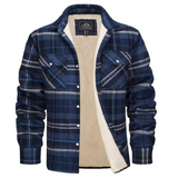 Derick | Men’s Plaid Sherpa-Lined Shirt Jacket