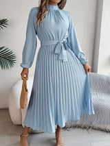 Rae | Women’s Chic Pleated Midi Dress