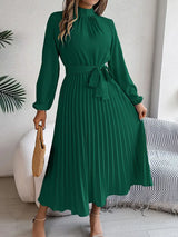 Rae | Women’s Chic Pleated Midi Dress