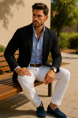 Randolph | Men’s Classic Notched Lapel Blazer