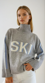 Valmere | Women’s Retro Intarsia Ski Sweater