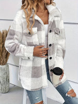 Rosina | Women’s Plaid Fleece Jacket