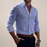 Rovano | Men’s Striped Long-Sleeve Shirt