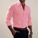 Rovano | Men’s Striped Long-Sleeve Shirt