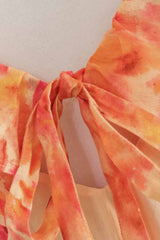 Maxie | Sleeveless Ruffle Strap V-Neck Dress