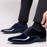 Rufio | Men’s Patent & Velvet Oxford Shoes