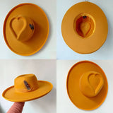 Penelope | Women’s Heart-Crown Cotton Fedora