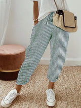 Aleandro | Women’s Relaxed Linen Drawstring Trousers