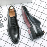 Seth | Men’s Premium Leather Cap-Toe Brogues