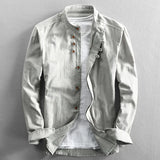 Shun | Men’s Japanese-Inspired Organic Cotton & Linen Shirt