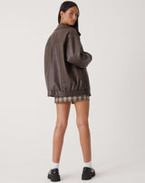 Sybil | Women’s Loose Leather Jacket